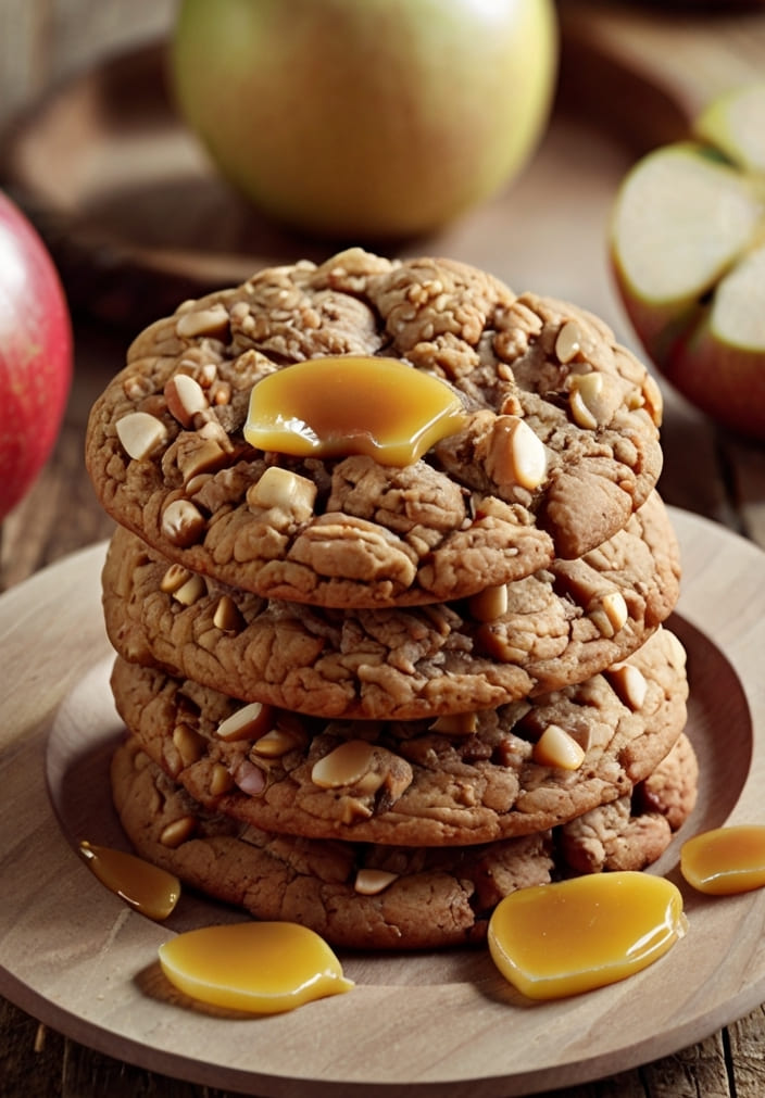 Caramel Apple Cookies Recipe