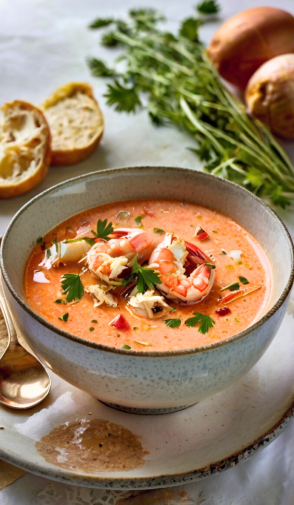 Crab And Shrimp Seafood Bisque Recipe