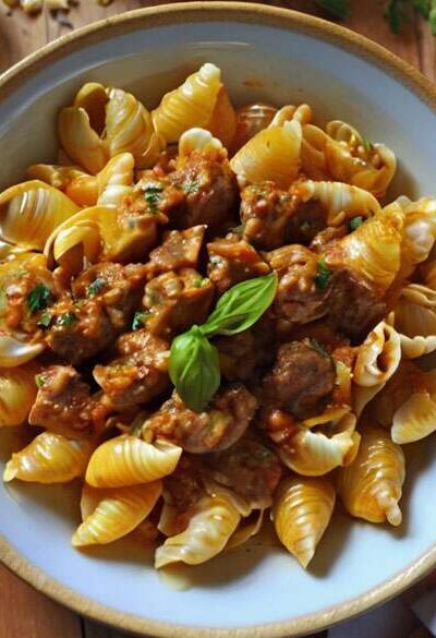 Creamy Beef and Shells Recipe