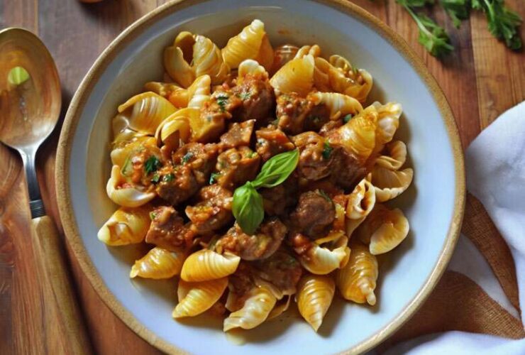 Creamy Beef and Shells Recipe