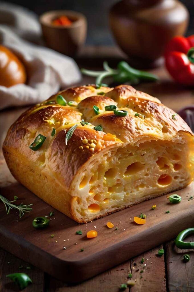 Spicy Cheese Bread Recipe