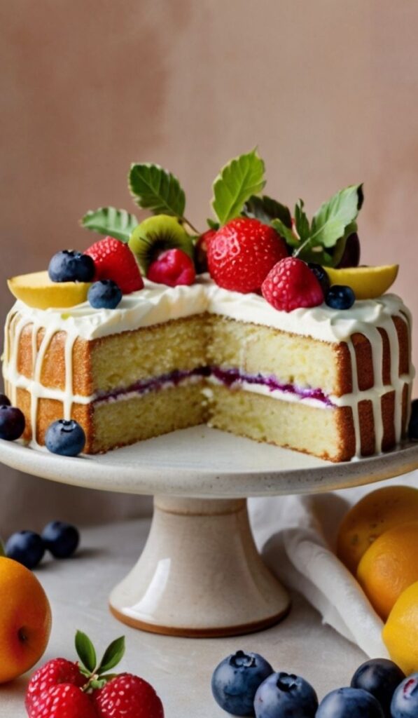 Fruit Basket Cake Recipe