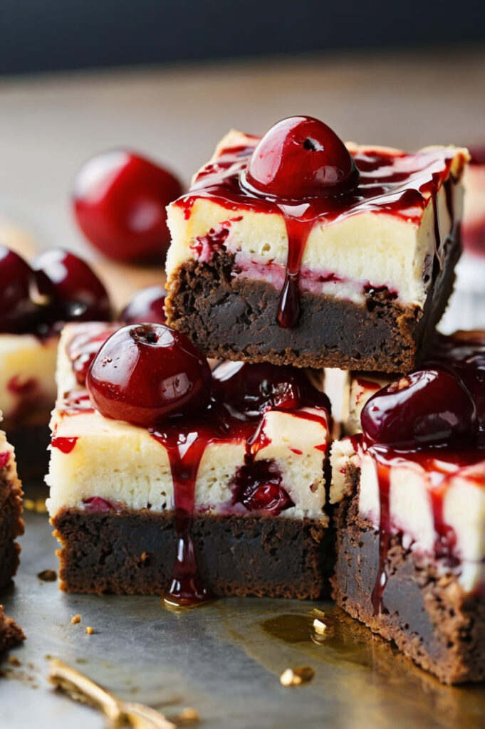 Cherry Cheesecake Brownies Recipe