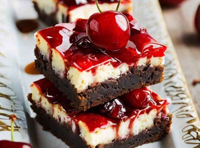 Cherry Cheesecake Brownies Recipe