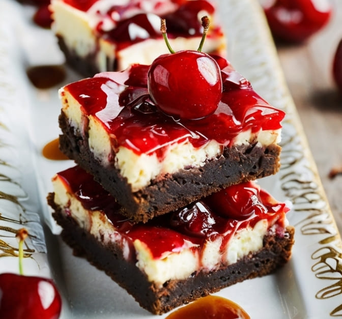 Cherry Cheesecake Brownies Recipe