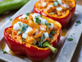 Buffalo Chicken Stuffed Peppers Recipe