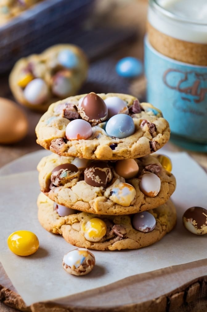 Cadbury Mini Egg Cookies Recipe