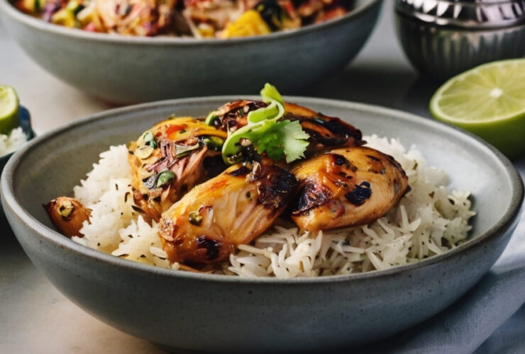 Caribbean Jerk Chicken and Rice Recipe