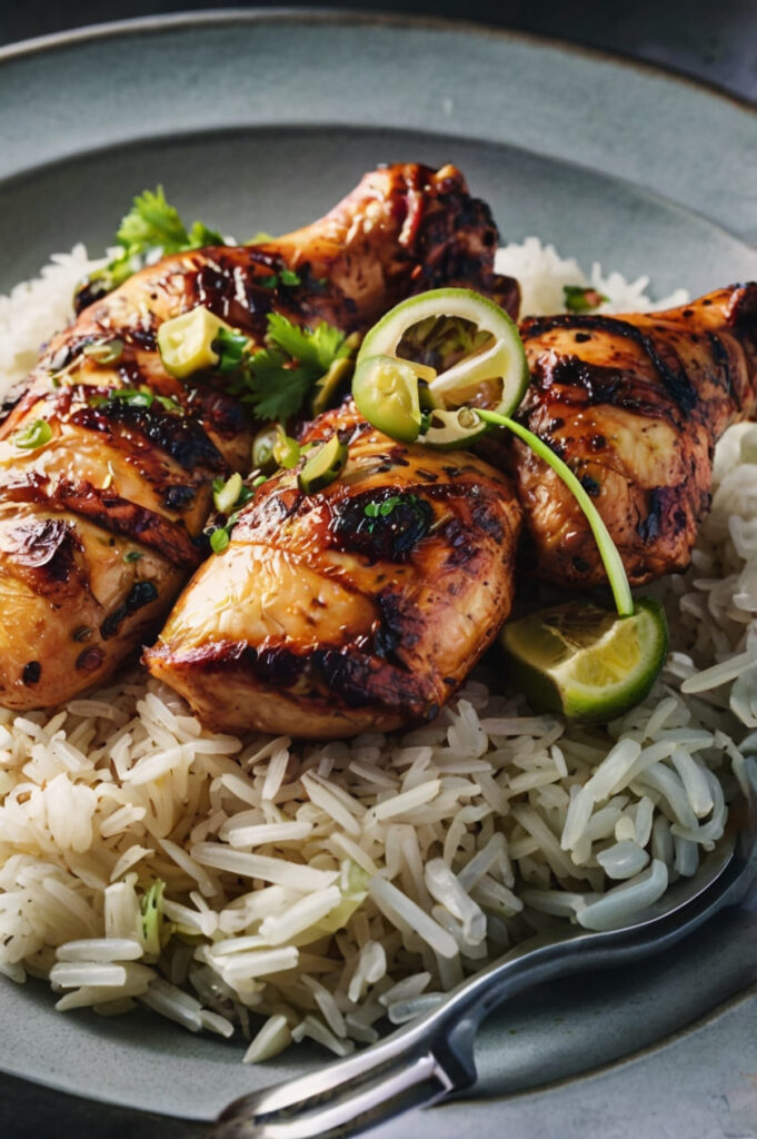 Caribbean Jerk Chicken and Rice Recipe