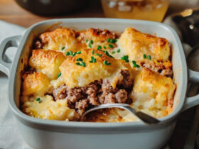 Cheddar Bay Ground Beef Cobbler Recipe