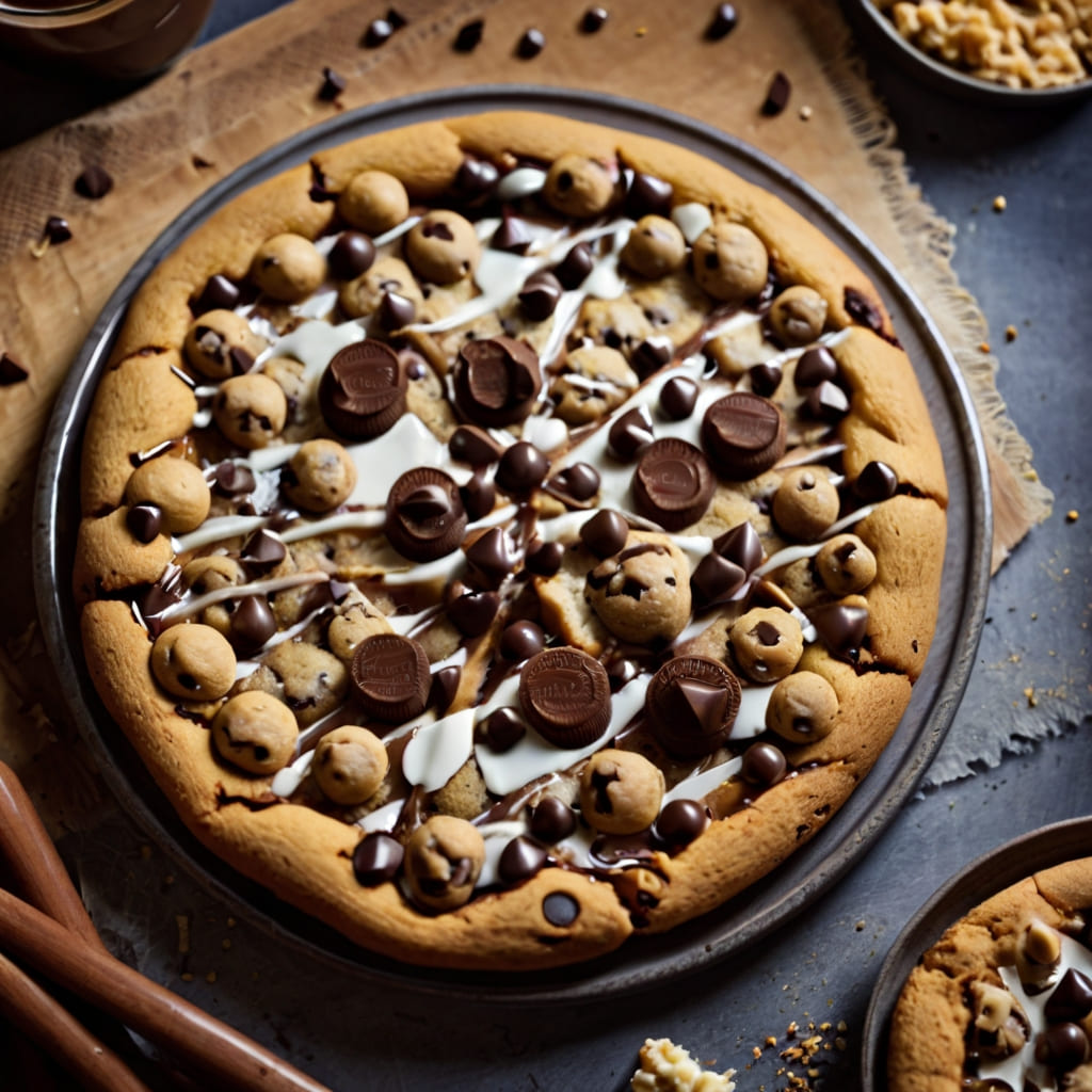 Classic Chocolate Chip Cookie Pizza