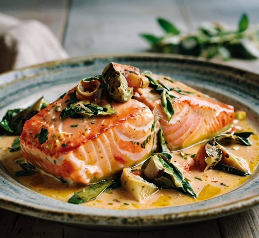 Creamy Tuscan Salmon Recipe