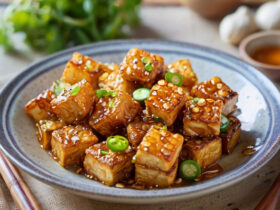 Crispy Honey Garlic Tofu Recipe