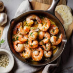 Garlic Butter Shrimp Skillet
