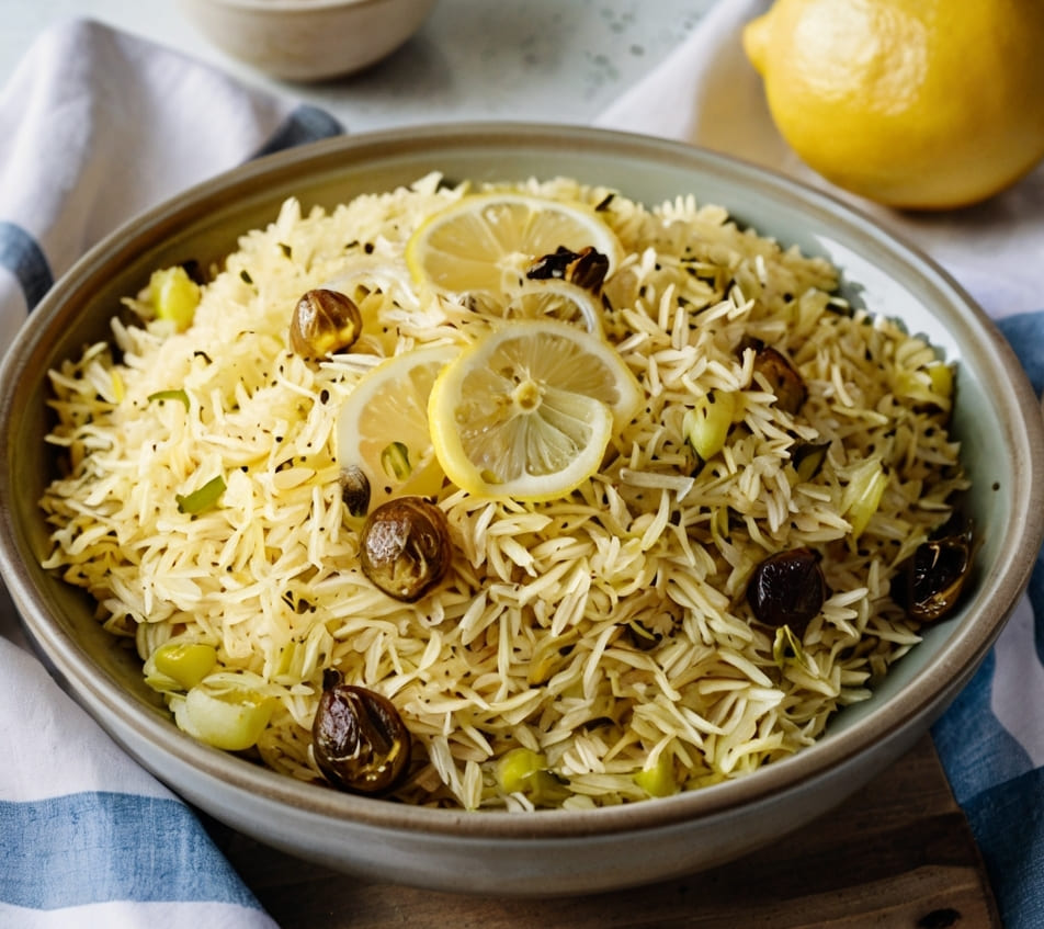 Greek Lemon Rice Recipe