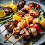 Grilled Steak & Shrimp Kabobs Recipe