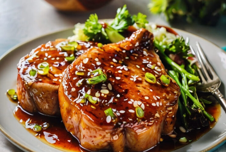 Honey Garlic Pork Chops Recipe