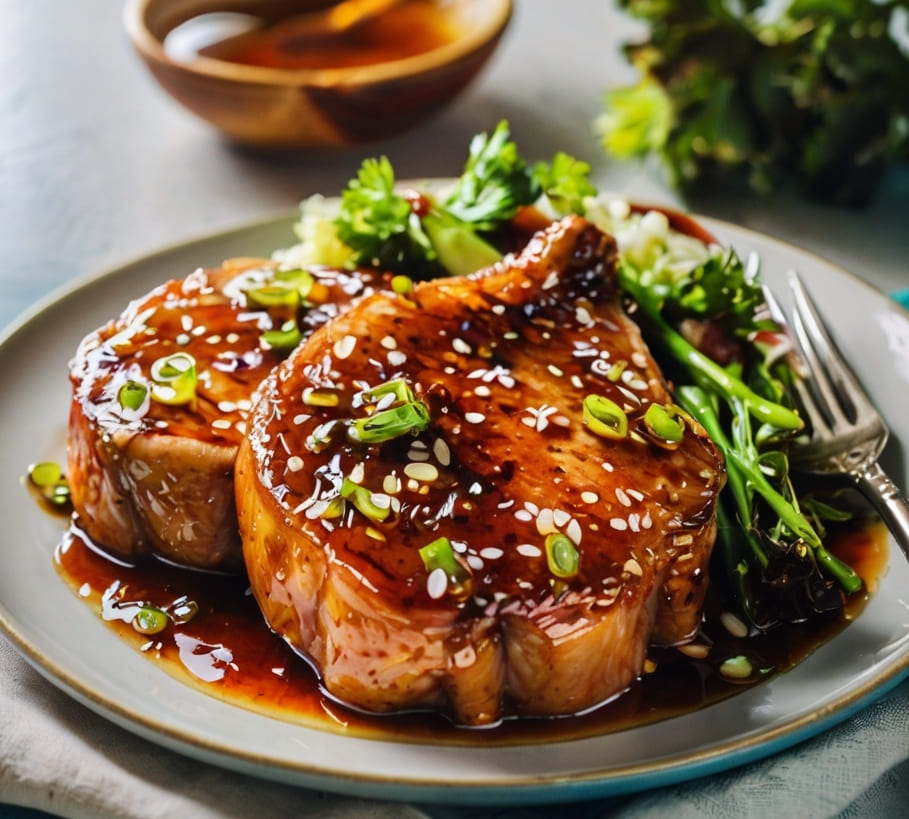 Honey Garlic Pork Chops Recipe