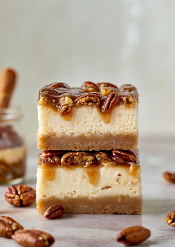 Pecan Pie Cheesecake Bars Recipe