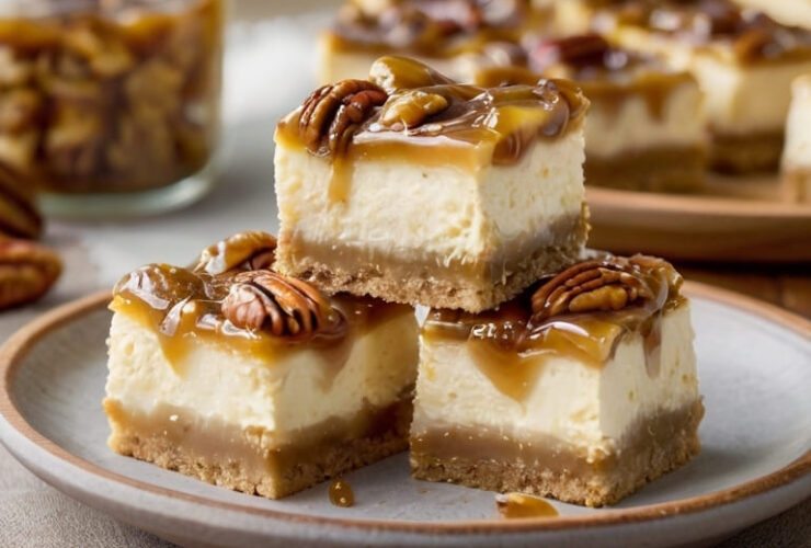 Pecan Pie Cheesecake Bars Recipe