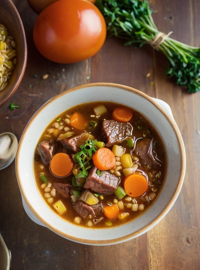 Pioneer Woman Beef Barley Soup Recipe