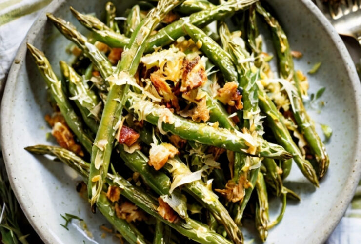 Roasted Parmesan Green Beans Recipe