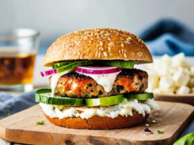 Spinach Feta Turkey Burgers Recipe
