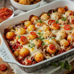 Tater Tot Pizza Casserole Recipe