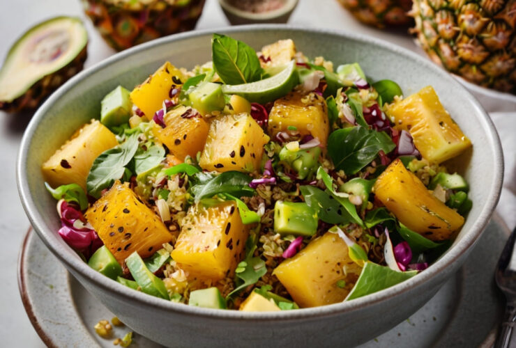 Tropical Quinoa Pineapple Salad