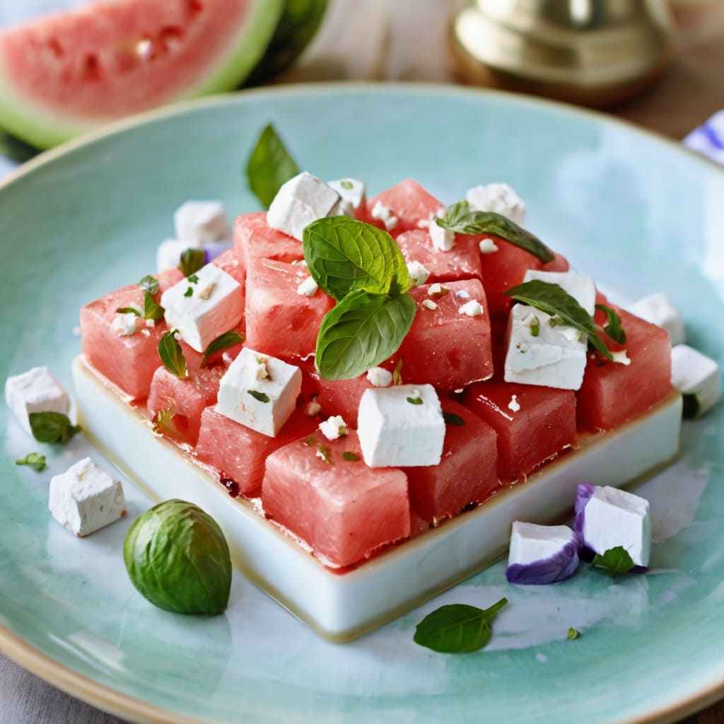 Watermelon Feta Mint Bliss