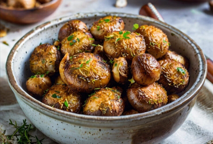 Air Fryer Ranch Mushrooms Recipe