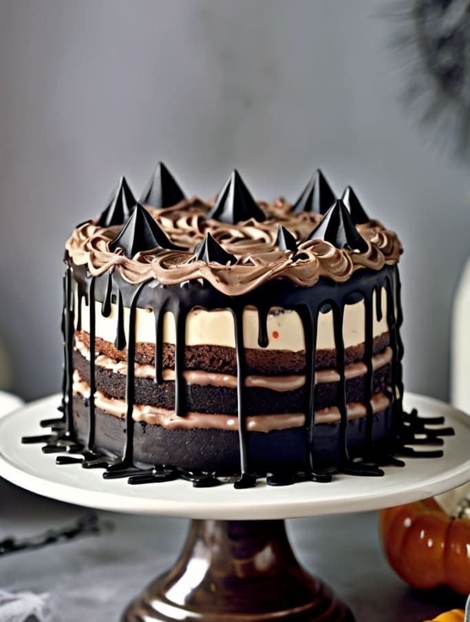 Black Velvet Halloween Cake Recipe