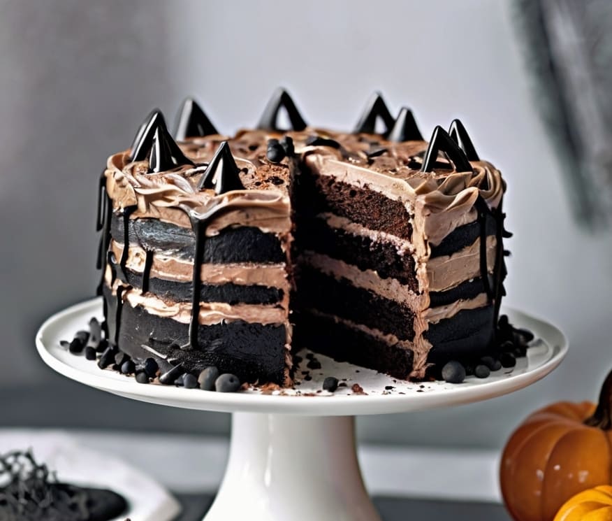 Black Velvet Halloween Cake Recipe