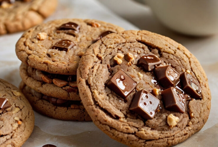 Brown Butter Coffee Toffee Cookies Recipe