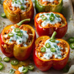 Buffalo Chicken Stuffed Peppers Recipe