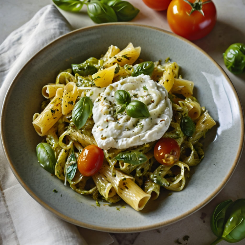 Burrata Pesto Pasta