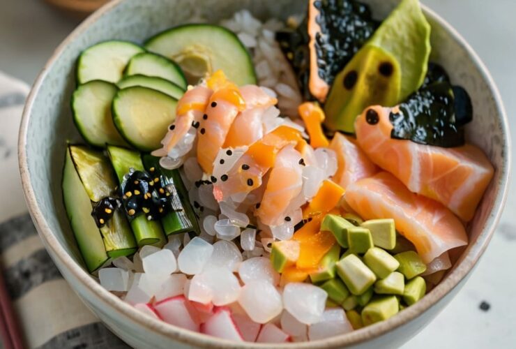 California Roll Sushi Bowls Recipe