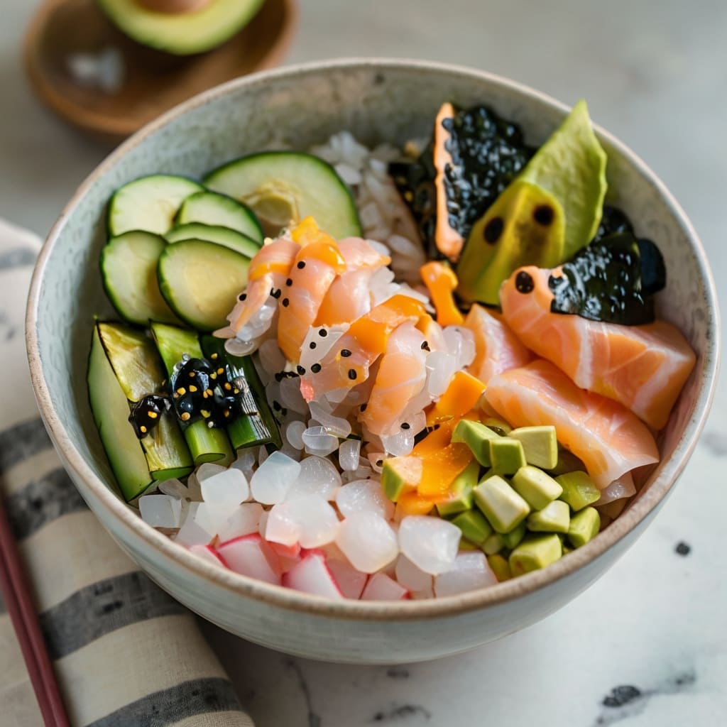 California Roll Sushi Bowls Recipe