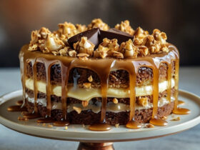 Caramel Toffee Crunch Cake Recipe
