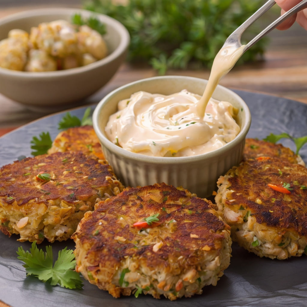 Crab Cakes with Lemon Aioli