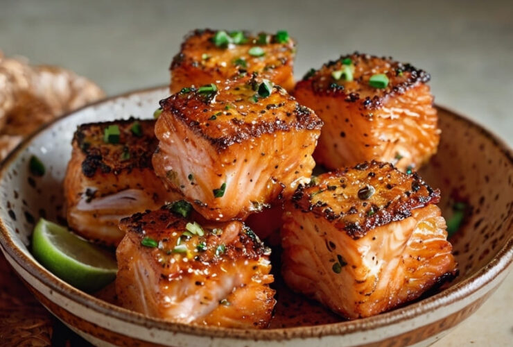 Crispy Bang Bang Salmon Bites Recipe