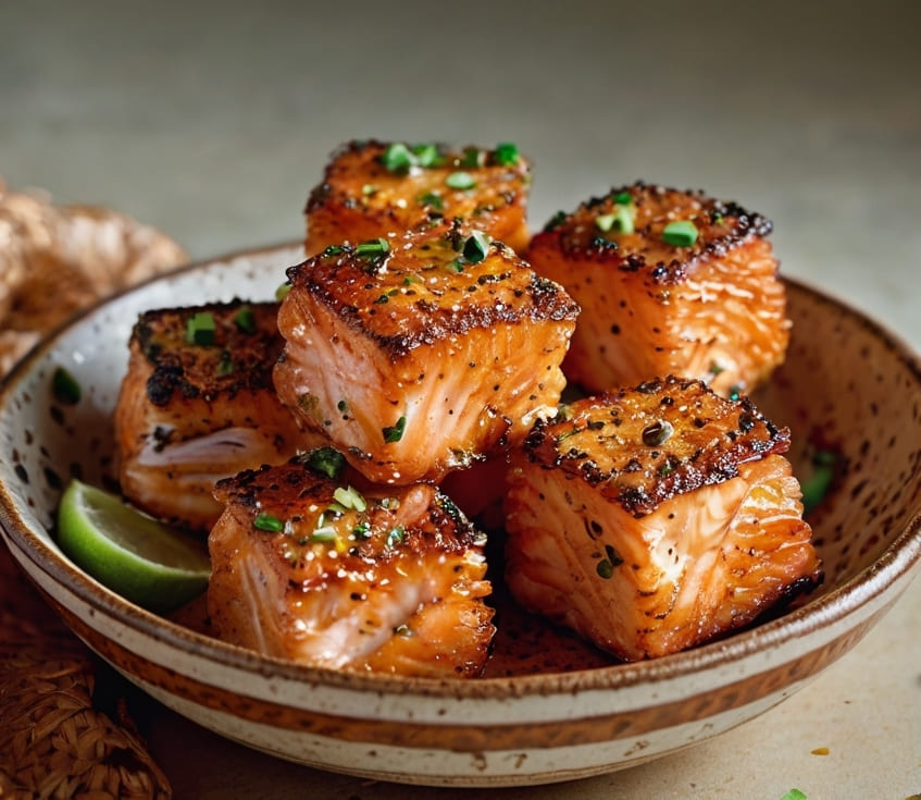 Crispy Bang Bang Salmon Bites Recipe