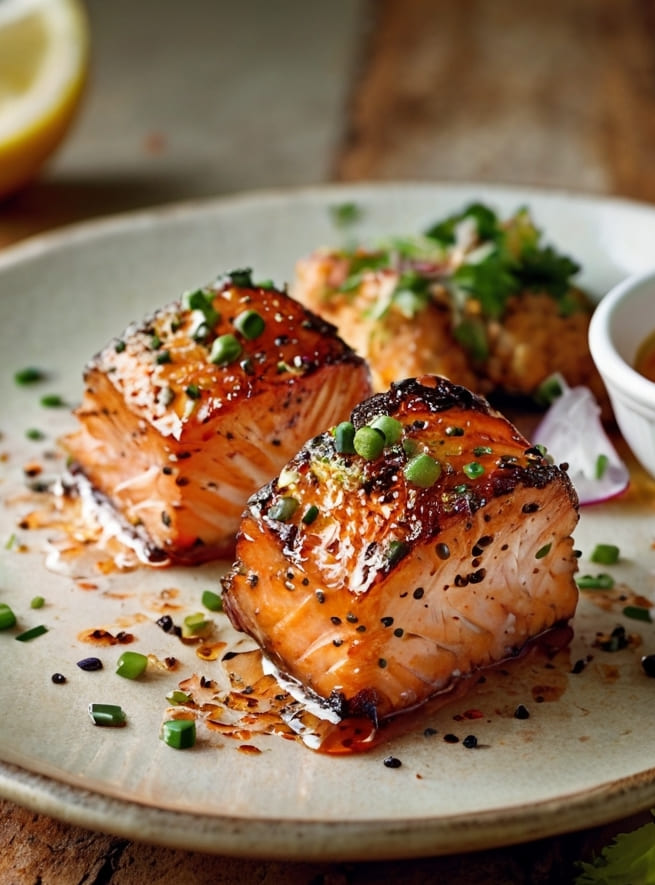Crispy Bang Bang Salmon Bites Recipe