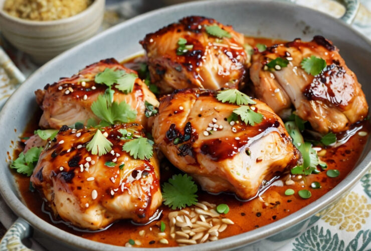 Gochujang Miso Chicken Thighs Recipe