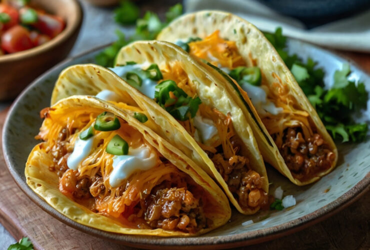 Loaded Cheesy Pocket Tacos Recipe