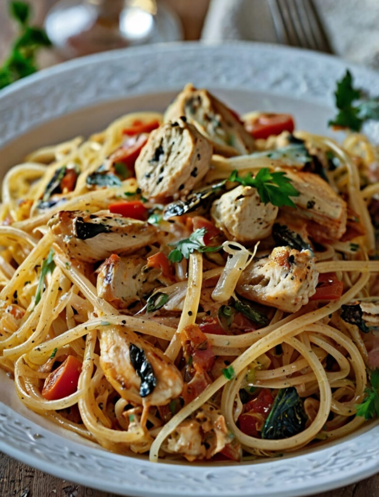 Monterey Chicken Spaghetti Recipe