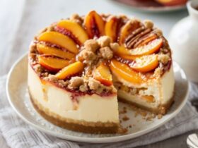 Peach Cobbler Cheesecake Recipe