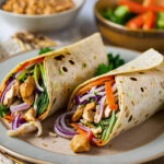 Thai Peanut Chicken Wraps Recipe