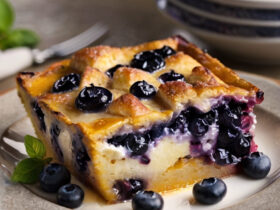 Blueberry Cottage Cheese Bake Recipe