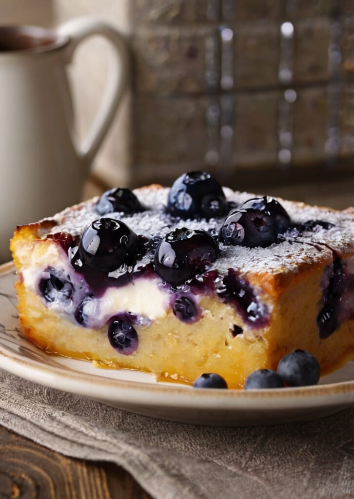 Blueberry Cottage Cheese Bake Recipe